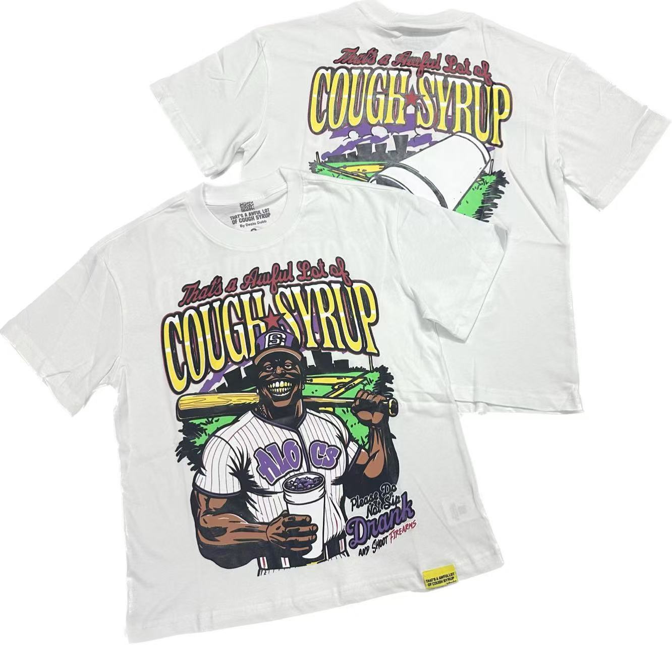 Top Quality 100% Cotton Men's Clothing Tshirts 300gsm Streetwear Puff Printing Tshirt for Men