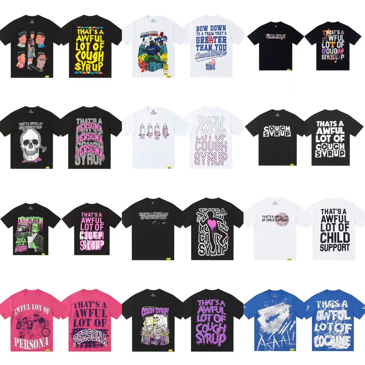 Top Quality 100% Cotton Men's Clothing Tshirts 300gsm Streetwear Puff Printing Tshirt for Men