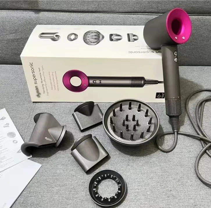 USA Warehouse 2-4 days Hair Dryer negative ion leafless With Accessories For Super Sonic Hair Dryer HD08