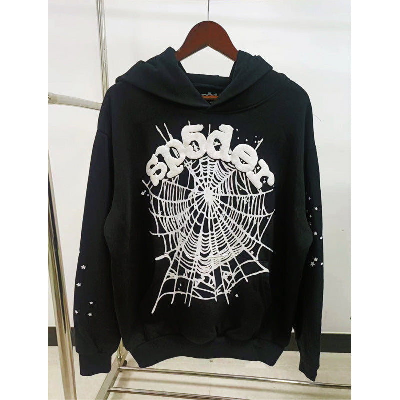 Custom Logo Top Quality 100% Cotton Puff Printing 430gsm Hoodies Sweatshirts Graphic Hoodies Y2K Casual Men Pullover Hoodie