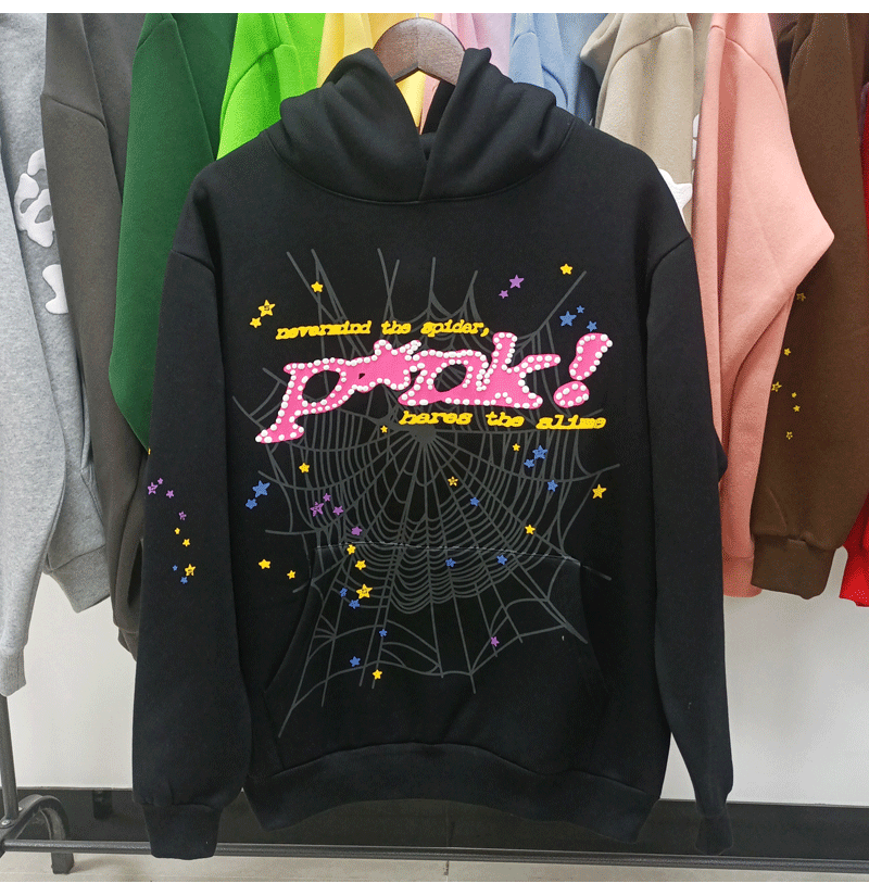Top Quality Factory Price Puff Printing 430gsm Hoodies Sweatshirts Graphic Hoodies Y2K Casual Men Pullover SP Hoodie