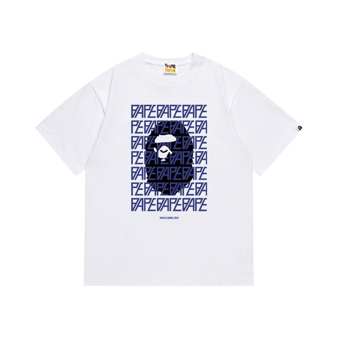 Bape Style Men's Ape Head Graphic Oversized T-Shirt, Premium Cotton Streetwear Tee, Hip Hop Casual Short Sleeve Top