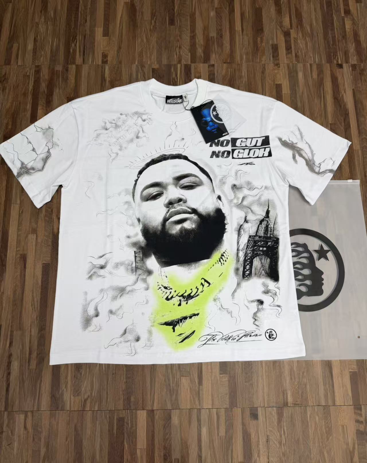 Top Quality Tshirts Men's Clothing Cotton Sweatshirts Pullover Streetwear Puff Printing T-shirt Men