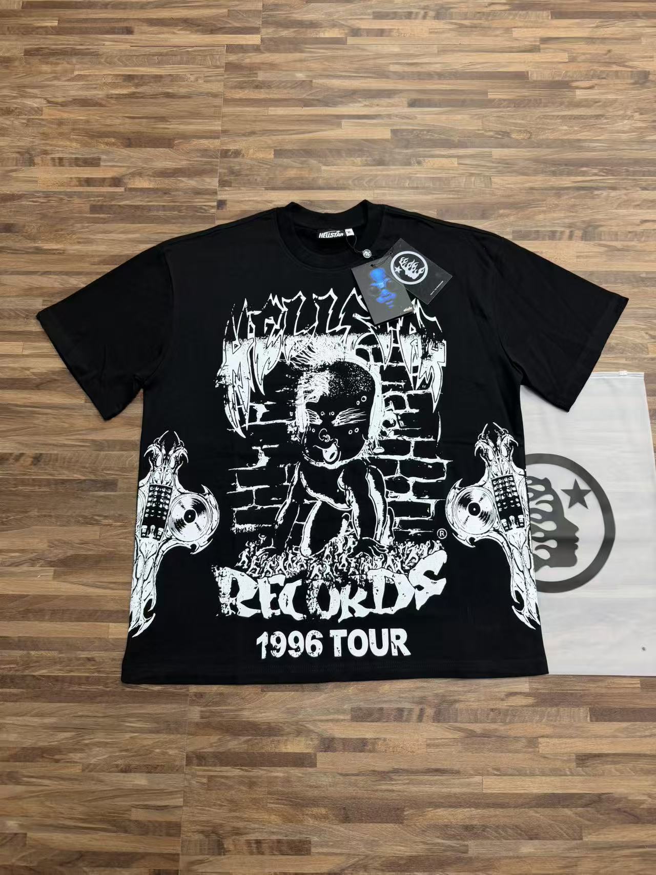 Top Quality Tshirts Men's Clothing Cotton Sweatshirts Pullover Streetwear Puff Printing T-shirt Men