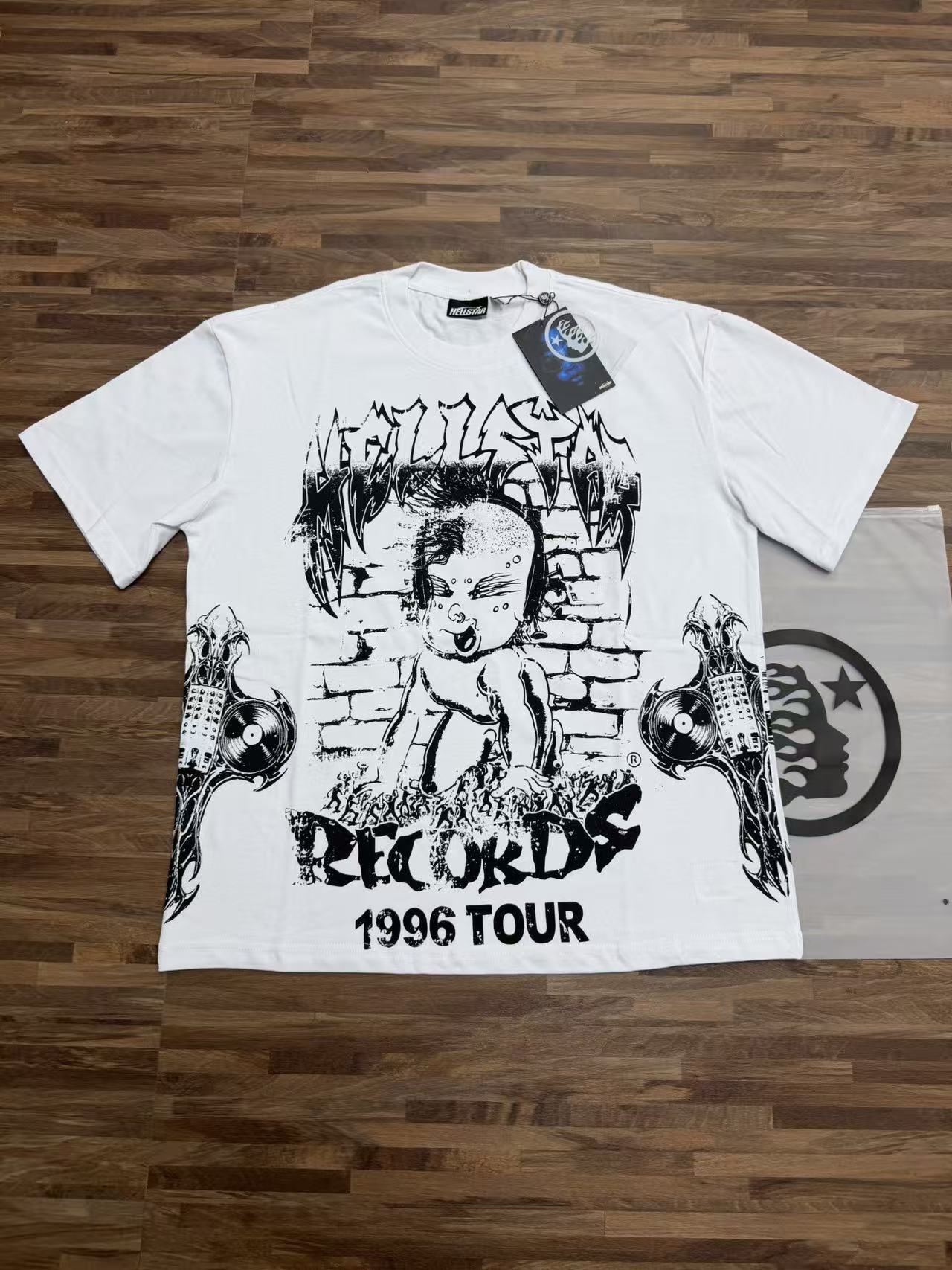 Top Quality Tshirts Men's Clothing Cotton Sweatshirts Pullover Streetwear Puff Printing T-shirt Men