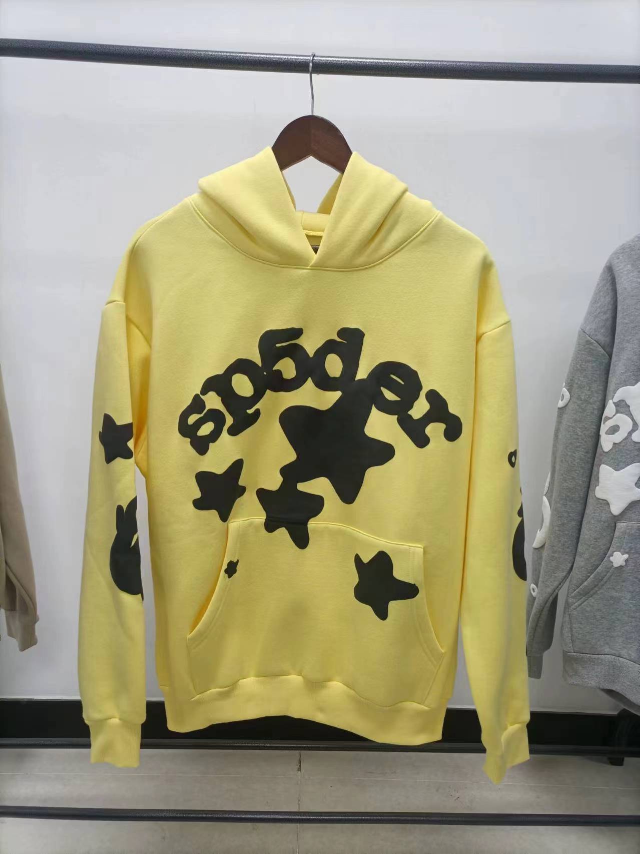 Custom Logo Top Quality 100% Cotton Puff Printing 430gsm Hoodies Sweatshirts Graphic Hoodies Y2K Casual Men Pullover Hoodie
