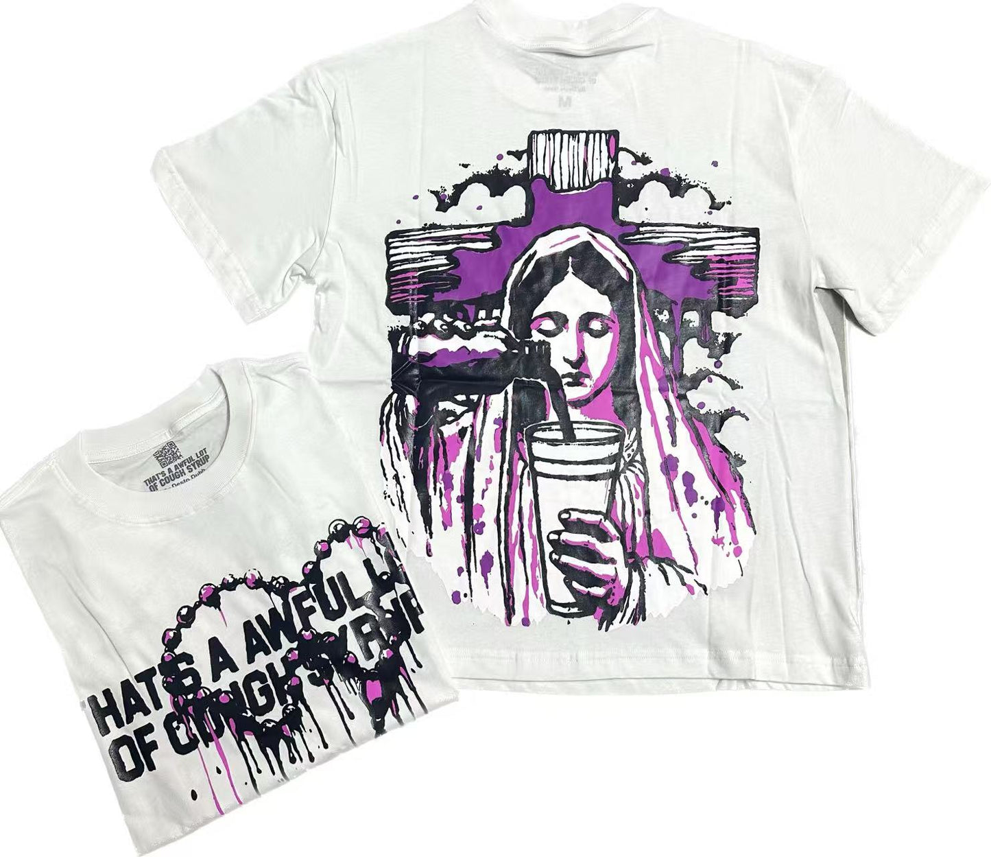 Top Quality 100% Cotton Men's Clothing Tshirts 300gsm Streetwear Puff Printing Tshirt for Men