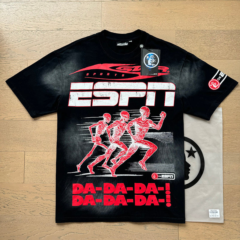 Top Quality Tshirts Men's Clothing Cotton Sweatshirts Pullover Streetwear Puff Printing T-shirt Men