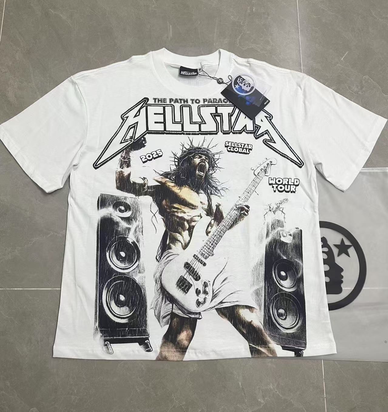 Top Quality Tshirts Men's Clothing Cotton Sweatshirts Pullover Streetwear Puff Printing T-shirt Men