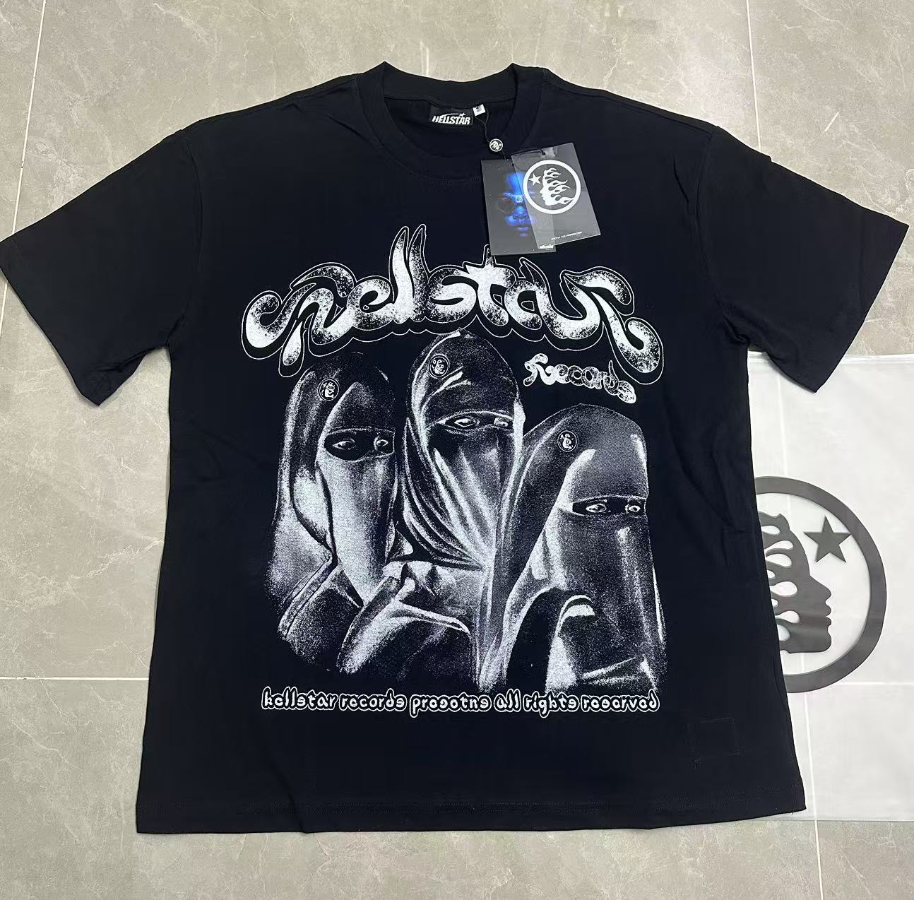 Top Quality Tshirts Men's Clothing Cotton Sweatshirts Pullover Streetwear Puff Printing T-shirt Men