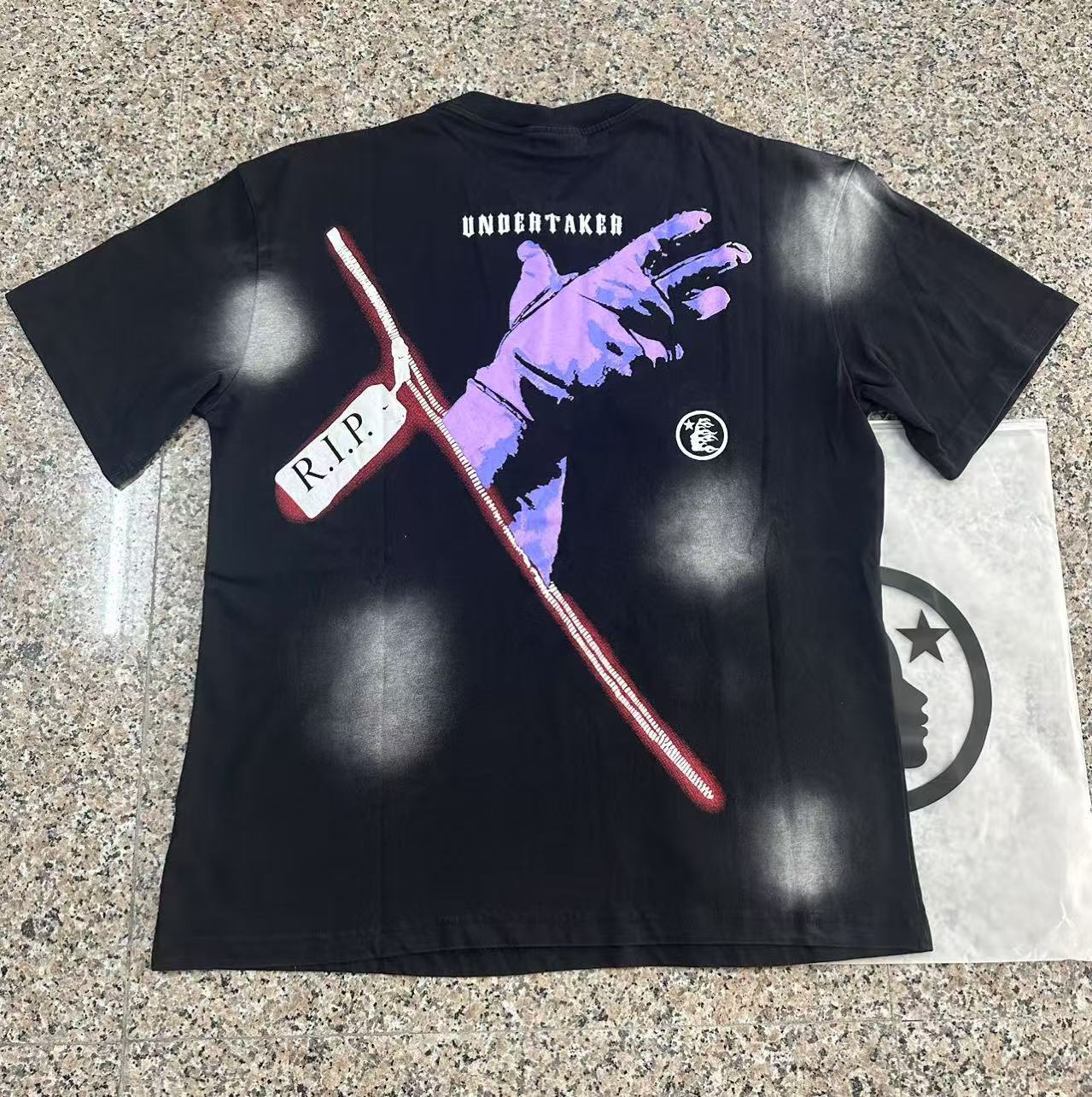 Top Quality Tshirts Men's Clothing Cotton Sweatshirts Pullover Streetwear Puff Printing T-shirt Men