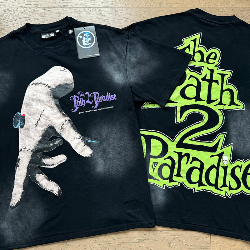 Top Quality Tshirts Men's Clothing Cotton Sweatshirts Pullover Streetwear Puff Printing T-shirt Men