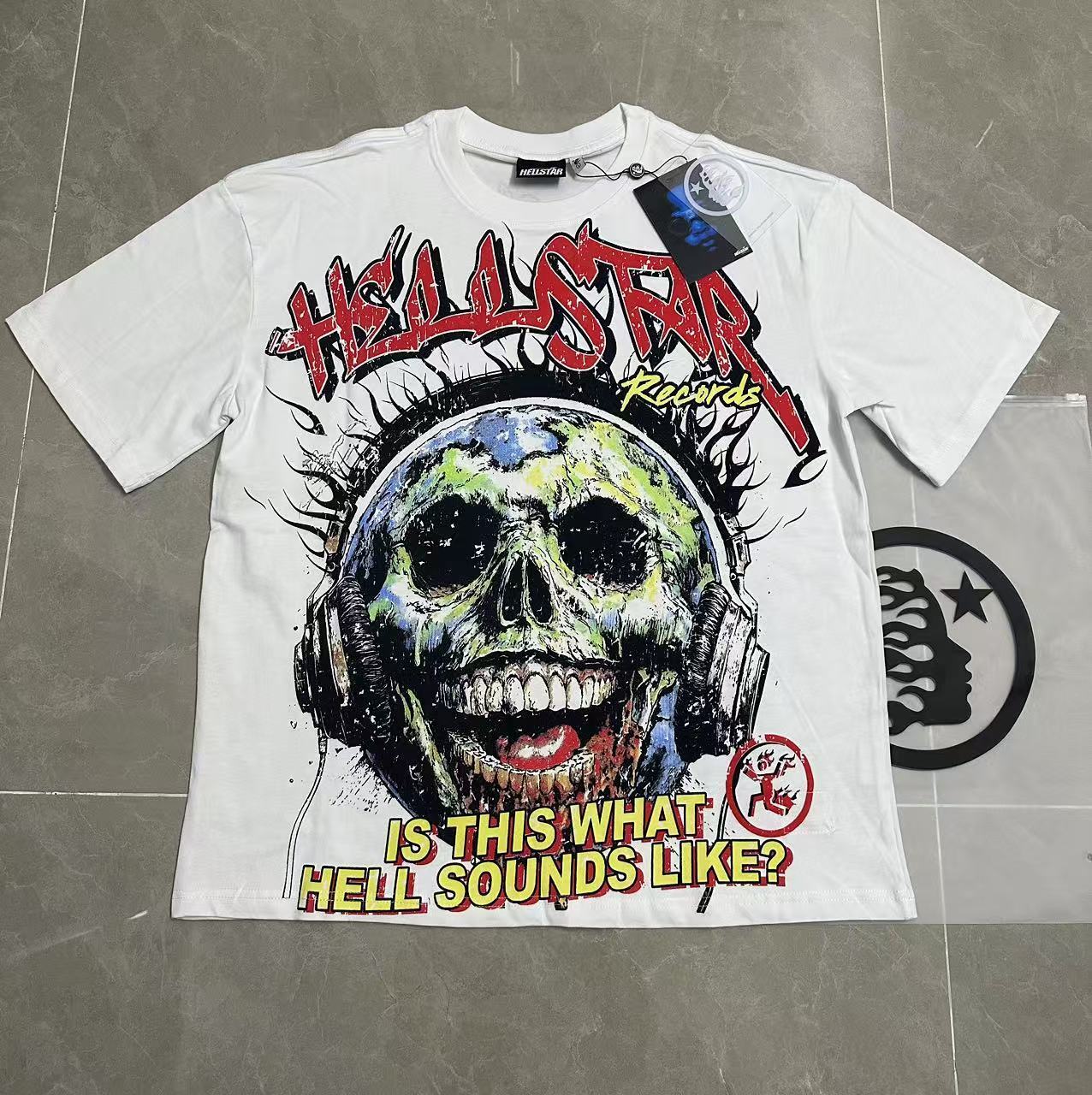 Top Quality Tshirts Men's Clothing Cotton Sweatshirts Pullover Streetwear Puff Printing T-shirt Men