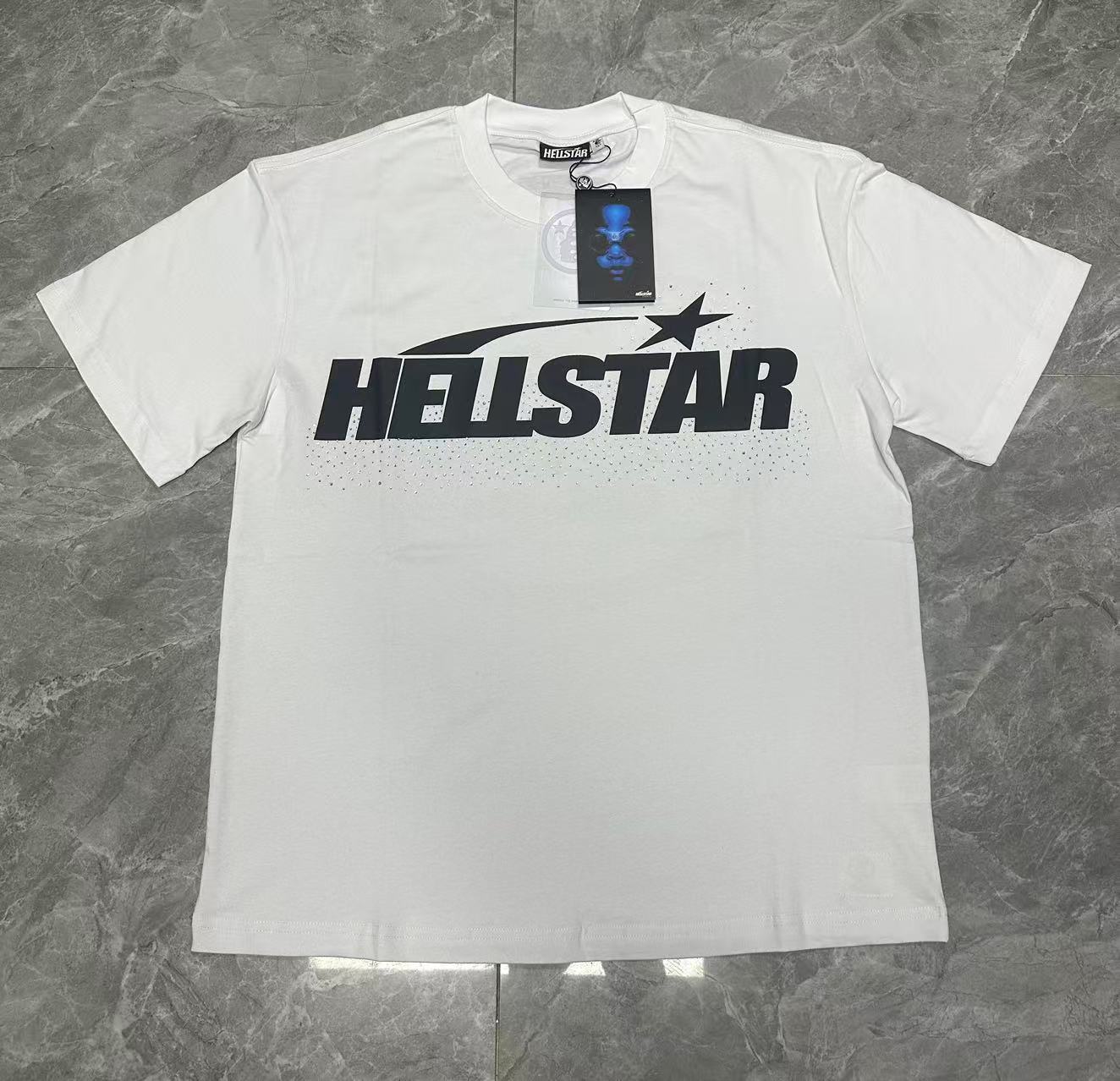 Top Quality Tshirts Men's Clothing Cotton Sweatshirts Pullover Streetwear Puff Printing T-shirt Men