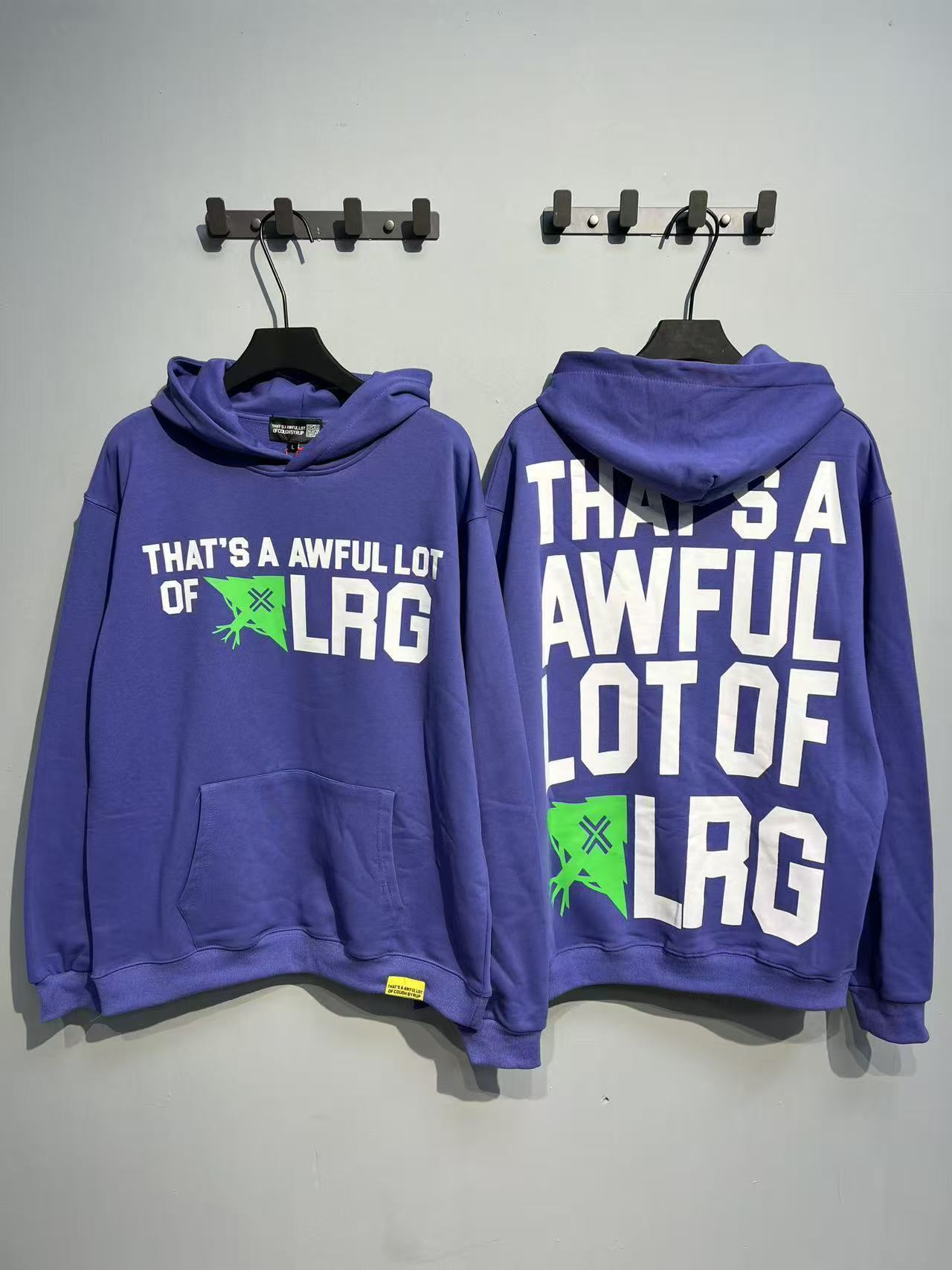 Factory Wholesale 100% Cotton Hoodies Sweatshirts Oversized Flock Printing Heavyweight Fleece That's Awful Men Hoodie