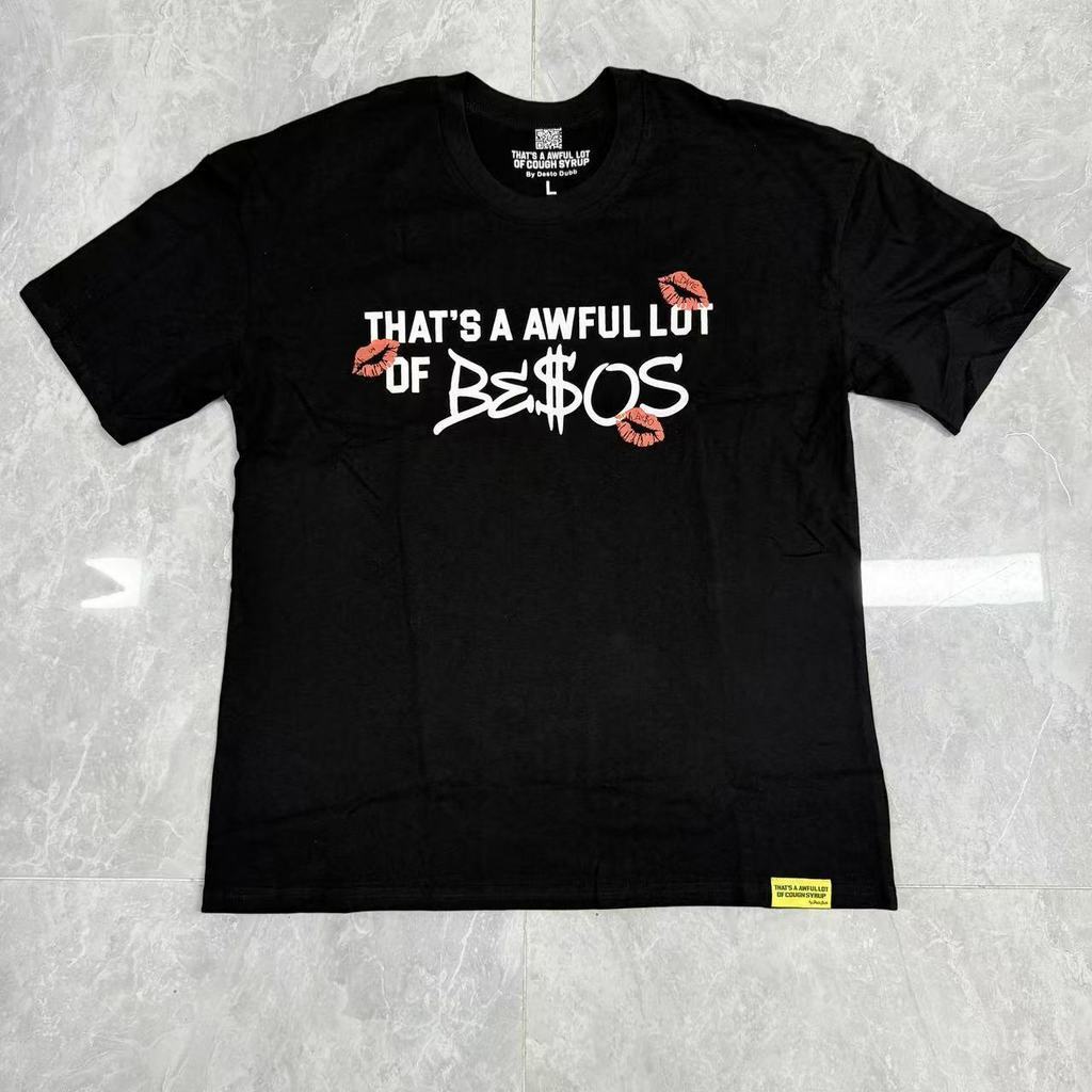 Top Quality Oversized Short Sleeve T-Shirts 100% Cotton Men's Clothing THAT'S a AWFUL LOT of COUGH SYRUP T Shirts for Men