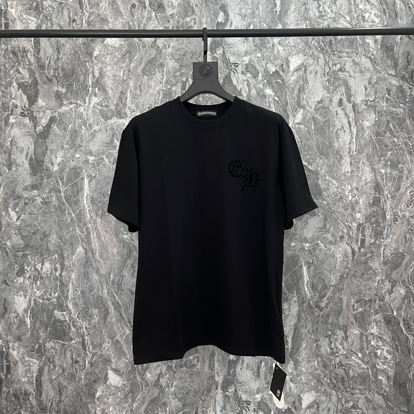 Men's Chrome Hearts Style Graphic Oversized T-Shirt Y2K Streetwear Cotton Short Sleeve Tee