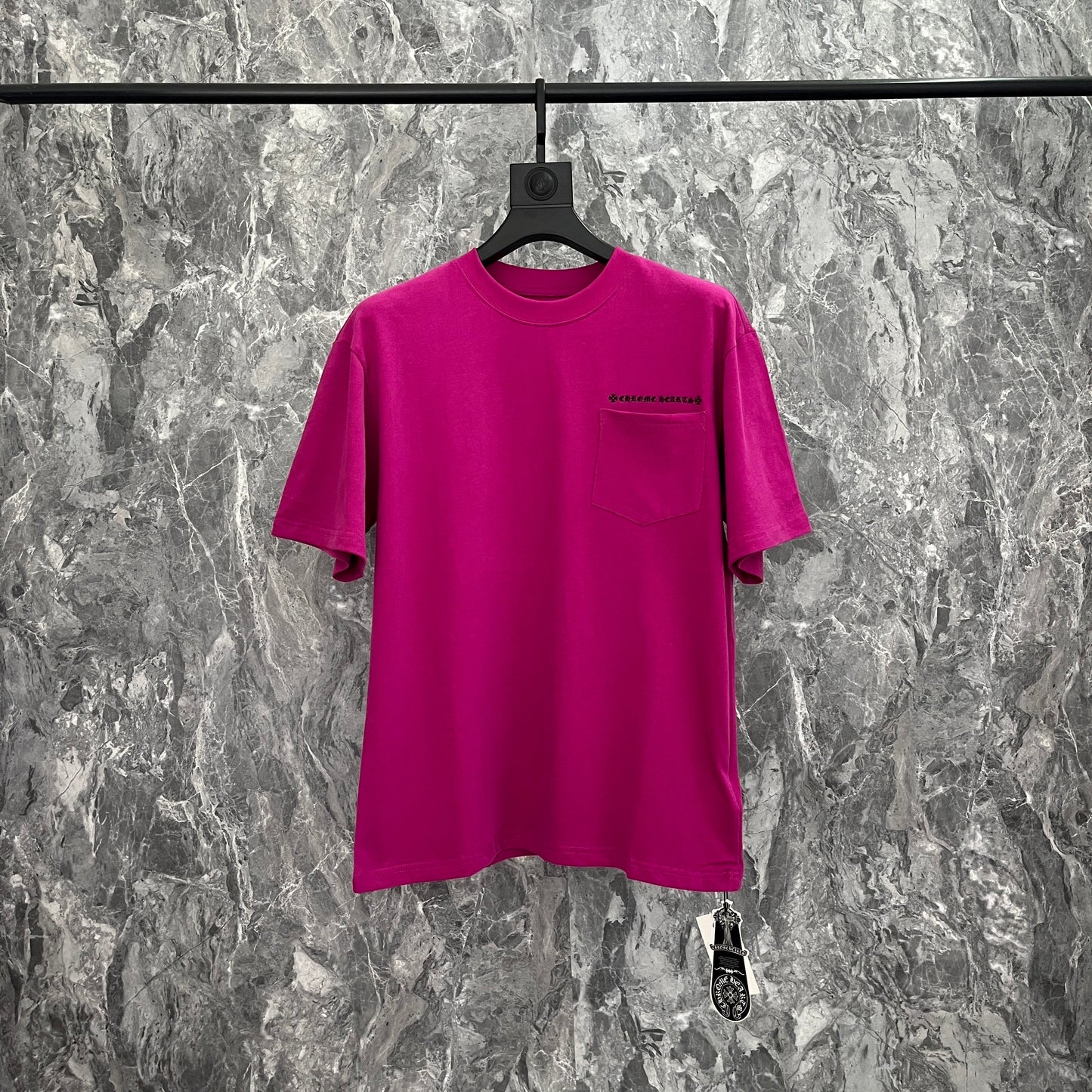 Men's Chrome Hearts Style Graphic Oversized T-Shirt Y2K Streetwear Cotton Short Sleeve Tee