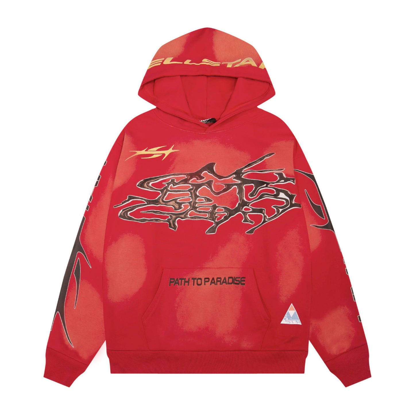 Top Quality 100% Cotton Puff Printing 430gsm Hoodies Sweatshirts Graphic Hoodies Casual Men Pullover Hoodie