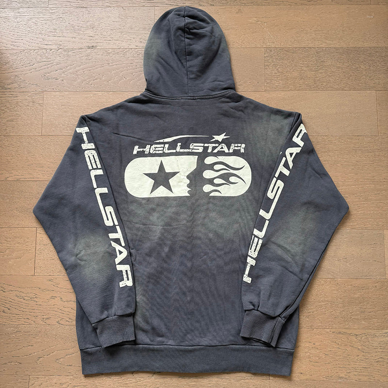 Top Quality 100% Cotton Puff Printing 430gsm Hoodies Sweatshirts Graphic Hoodies Casual Men Pullover Hoodie