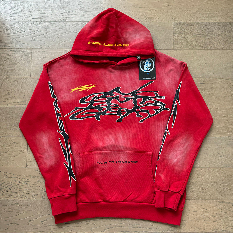 Top Quality 100% Cotton Puff Printing 430gsm Hoodies Sweatshirts Graphic Hoodies Casual Men Pullover Hoodie