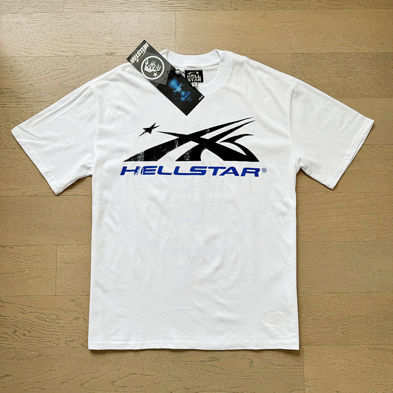 High Quality Men's T-shirts Fashion Trend Loose Thick Fabric Short Sleeve New T-shirt Big V T-shirt