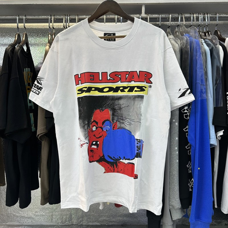 Top Quality Tshirts Men's Clothing 100% Cotton Sweatshirts Custom Logo Pullover Streetwear Puff Printing T-shirt Men