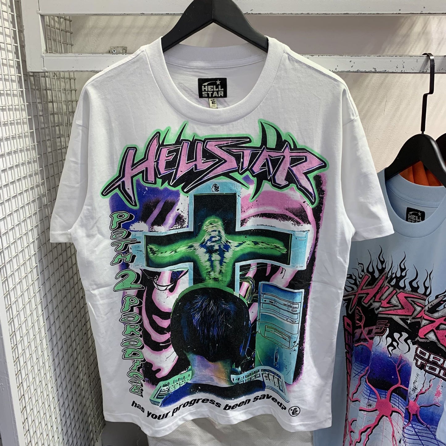 High Quality Men's T-shirts Fashion Trend Loose Thick Fabric Short Sleeve New T-shirt Big V T-shirt