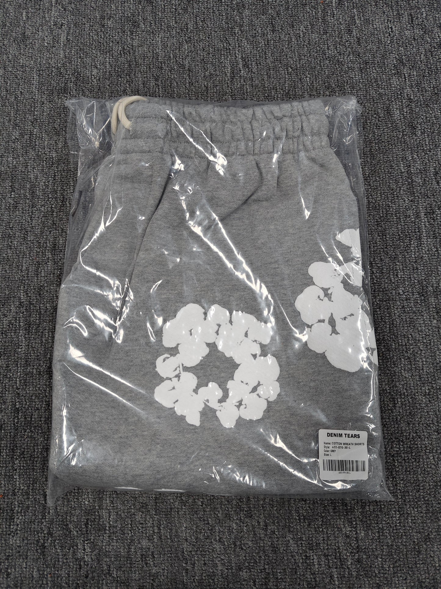 Denim Tears Men's  Floral Print Oversized Shorts Y2K Streetwear Breathable Casual Streetwear for Summer & Daily Wear