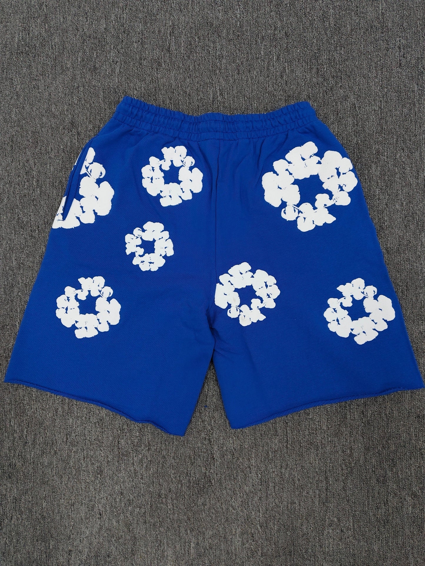 Denim Tears Men's  Floral Print Oversized Shorts Y2K Streetwear Breathable Casual Streetwear for Summer & Daily Wear