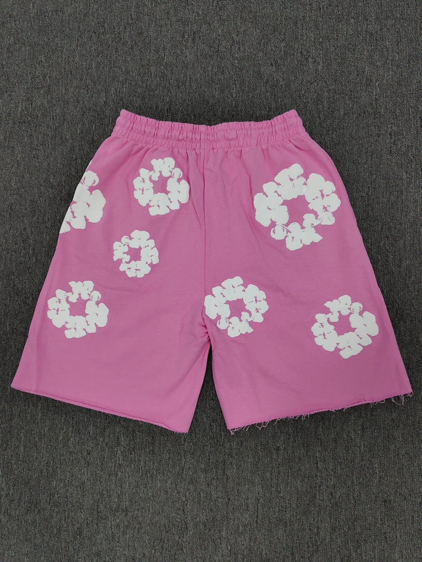 Denim Tears Men's  Floral Print Oversized Shorts Y2K Streetwear Breathable Casual Streetwear for Summer & Daily Wear