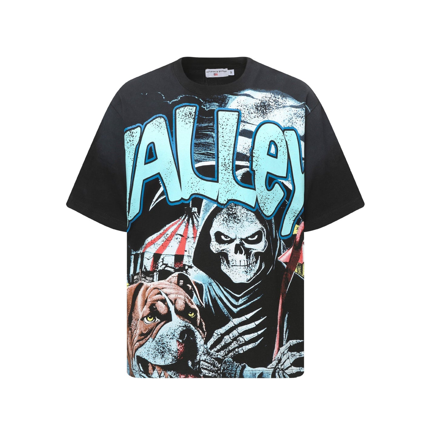 Iconic Valley Dream Retro Graphic Tee Men's Vintage Washed High Street Fashion Casual Top