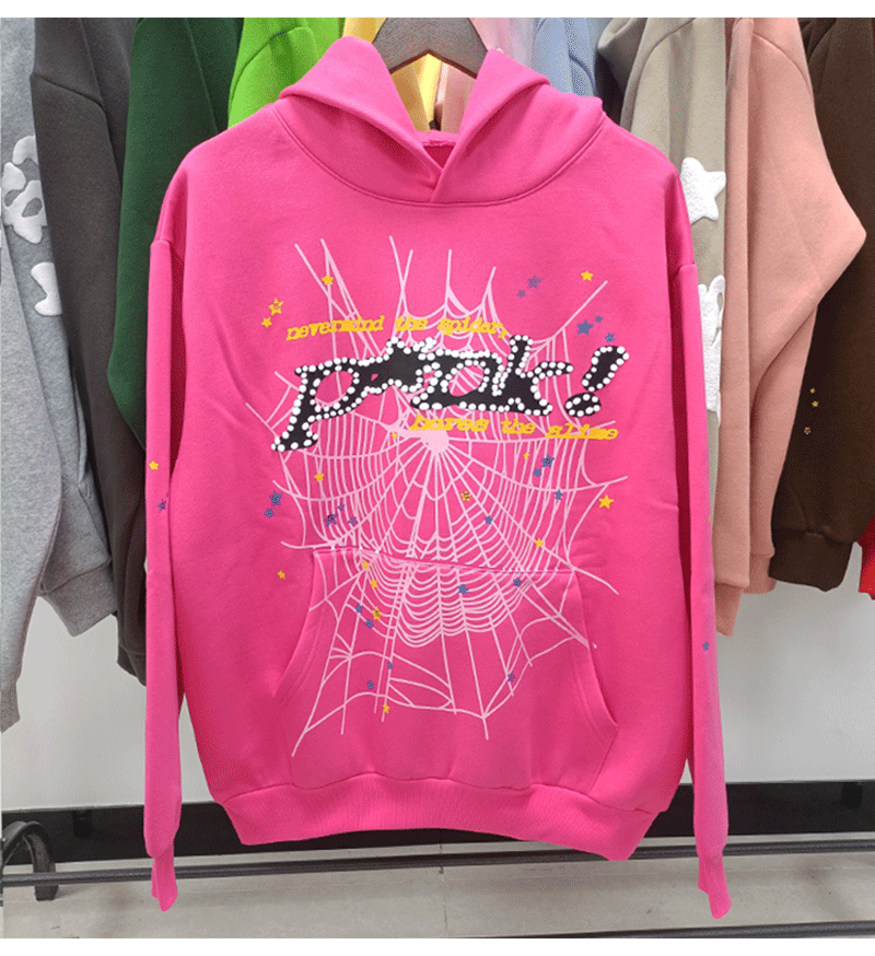 Top Quality Factory Price Puff Printing 430gsm Hoodies Sweatshirts Graphic Hoodies Y2K Casual Men Pullover SP Hoodie