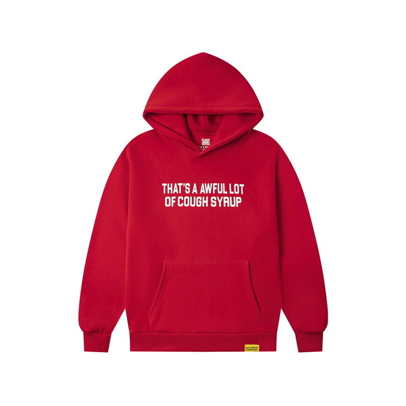 Factory Wholesale 100% Cotton Hoodies Sweatshirts Oversized Flock Printing Heavyweight Fleece That's Awful Men Hoodie